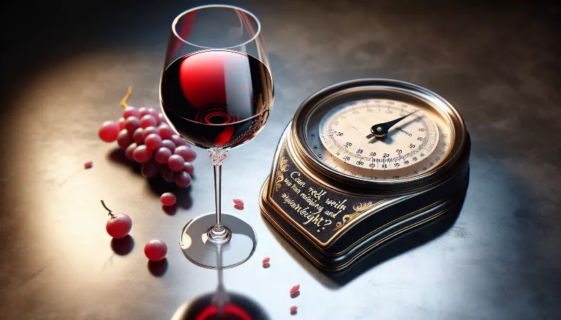 Can red wine actually help in managing weight and preventing obesity?